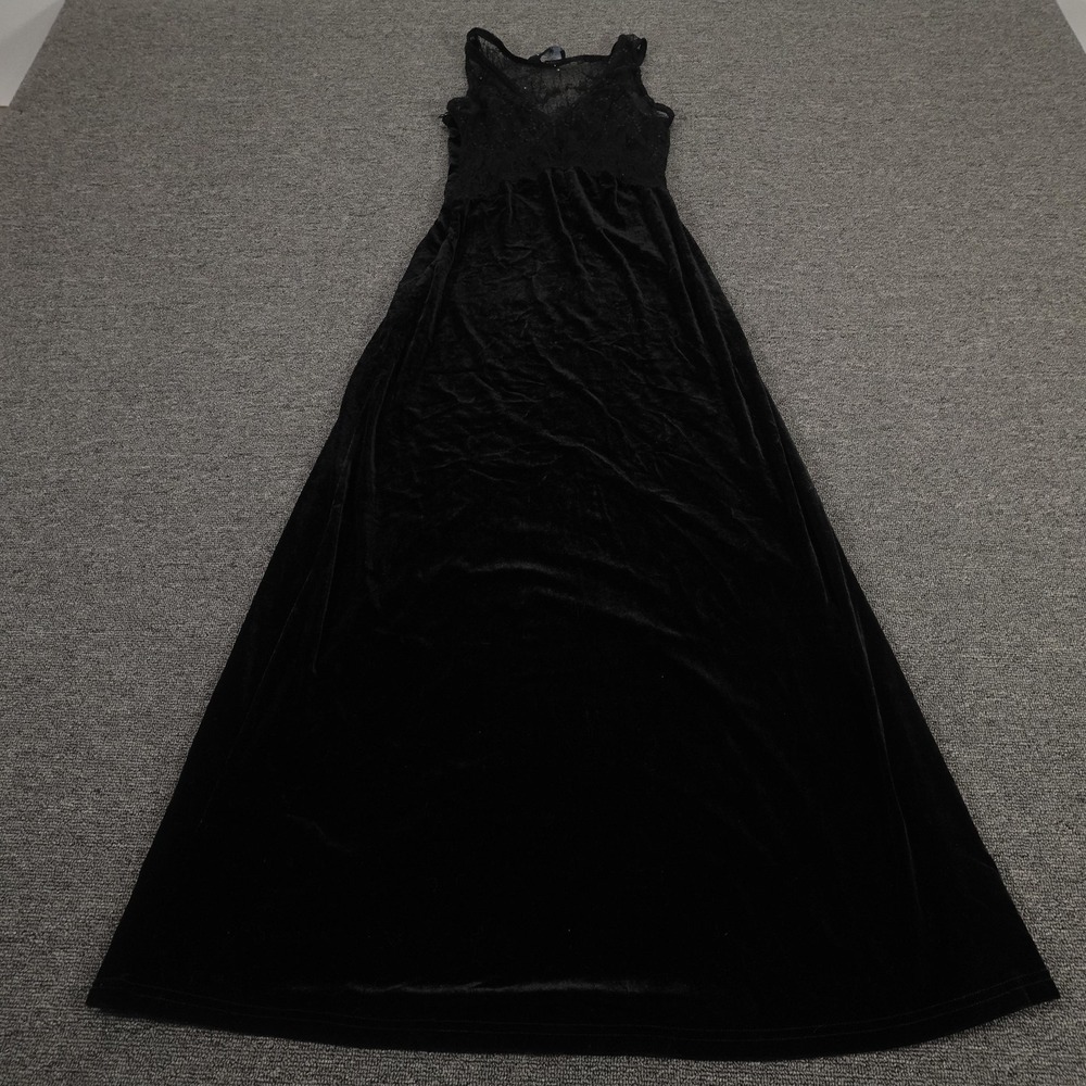 Cider Womens Dress Small Black Whimsigoth Boho Witchy Y2K Lace Babydoll Maxi